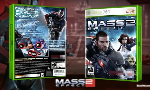 Mass Effect 2 / Эксклюзивная обложка для XBOX 360