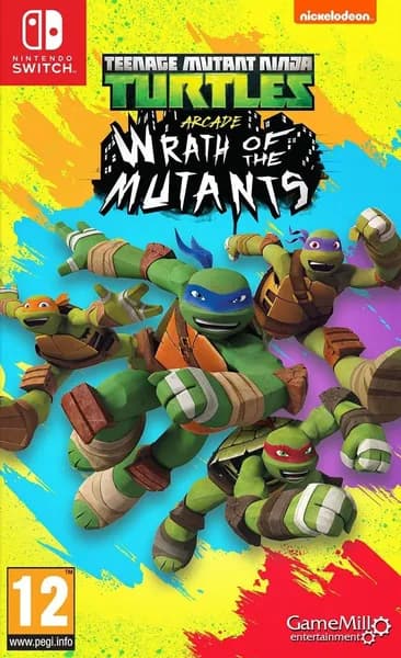 Игра TMNT Teenage Mutant Ninja Turtles (Черепашки Ниндзя) Arcade Wrath of the Mutants Switch Картридж на Nintendo Switch