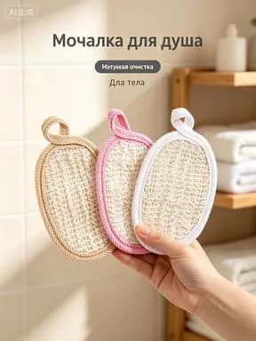 Банное полотенце из натурального сизаля