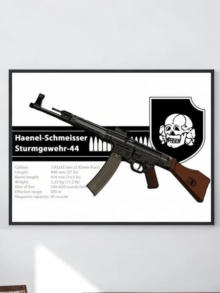Постер "Автомат StG-44", 40 см х 30 см