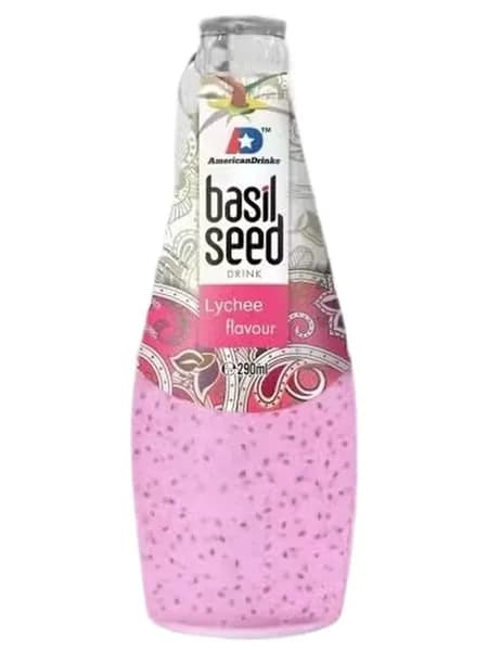 Напиток сокосодержащий Basil Seed Lychee с семенами базилика 290 мл