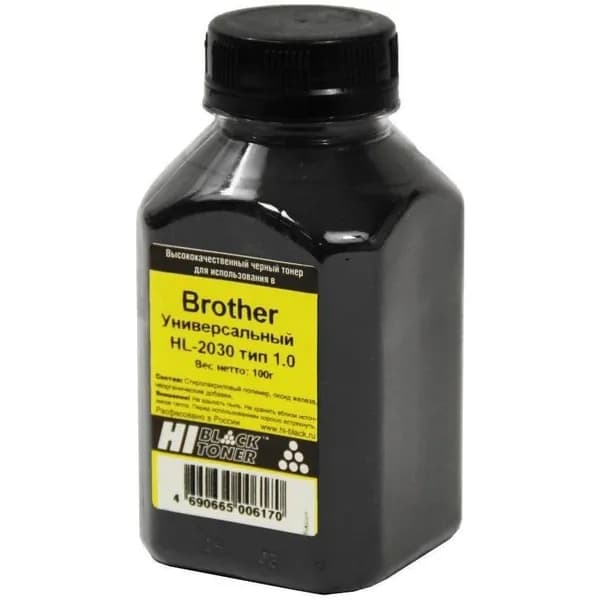 Тонер Brother Универсальный HL-2030 (Hi-Black) тип 1.0, 100 г, банка