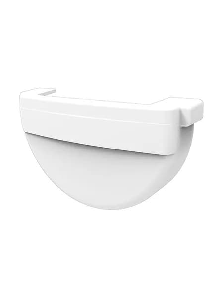 Заглушка RUPLAST 9010 Белый, 1шт.