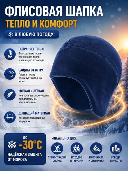 Шапка для рыбалки и охоты