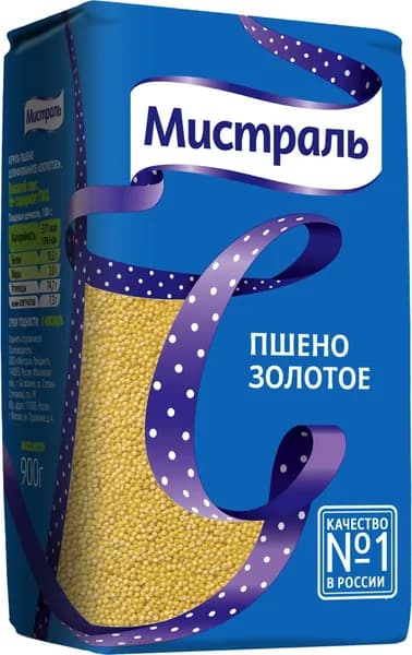 МИСТРАЛЬ пшено золотое, 900г