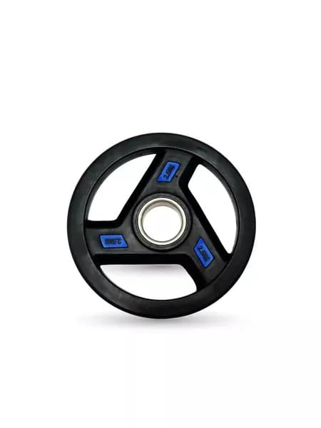 Диск UNIX Fit профессиональный / PRO обрезиненный c хватом 2.5 кг, блин для штанги и гантели спортивный