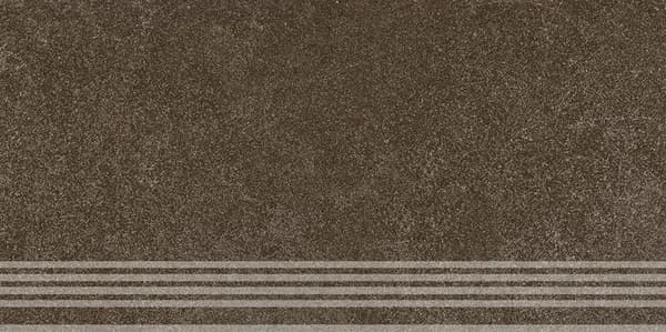 KM6060G0911RGRF Ступень Руссильон коричневый тёмный матовый обрезной 30x60x0,9