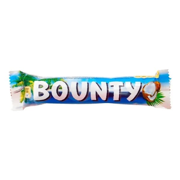 Батончик Bounty шоколадный с мякотью кокоса 55 г
