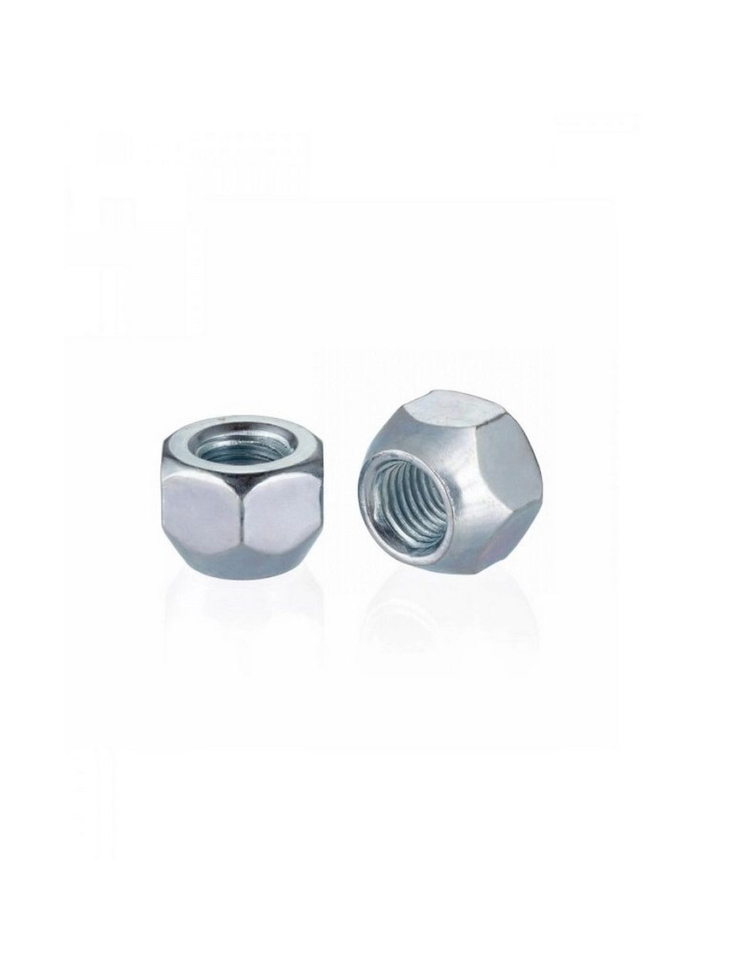 Гайка колесная M12х17х1,50 (конус без бурта, открытая, ключ 21) цинк