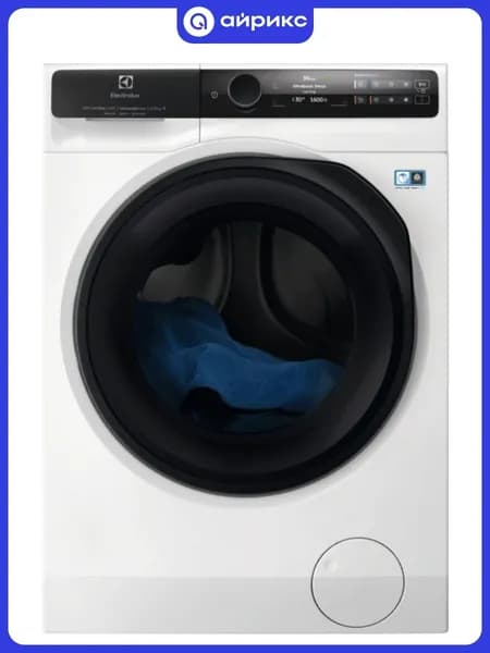 Стиральная машина с сушкой Electrolux EW8W7607QE, 11 кг, 1600 оборотов, 16 программ, управление на английском языке