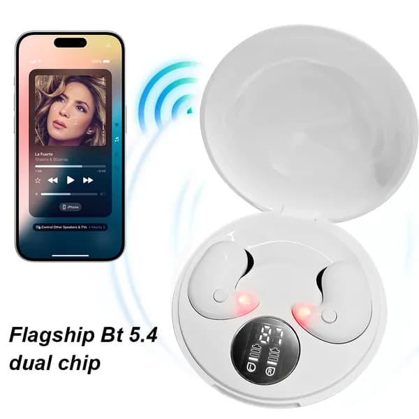 Наушники беспроводные с микрофоном White, Bluetooth, USB Type-C, белый