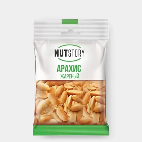 Арахис жареный NutStory , 43 г (3 штуки)