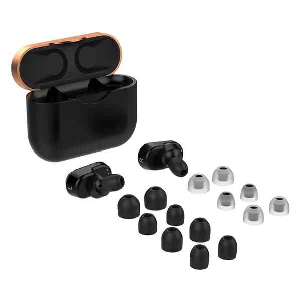 Силиконовые амбушюры для Sony WF-1000XM4 и WF-1000XM3, чёрные