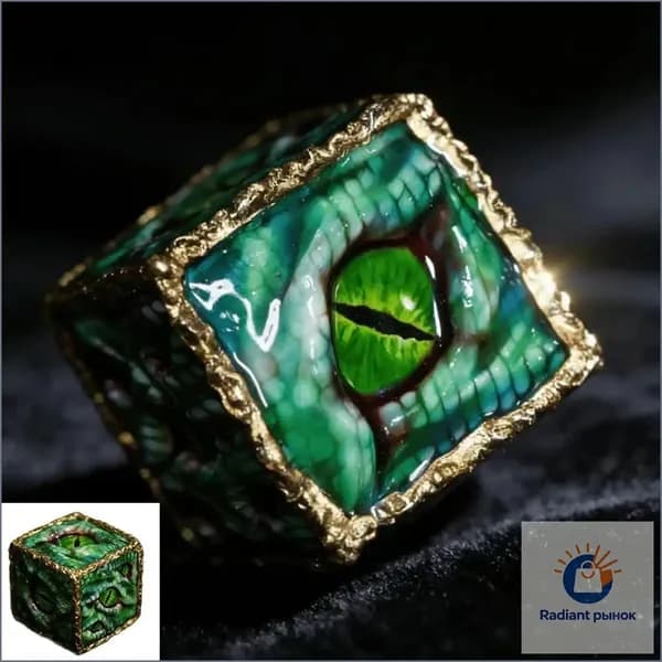 Кости игральные для Dungeons & Dragons, кубики из смолы для DnD и настольных ролевых игр