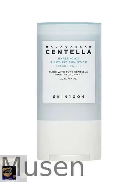 SKIN1004 Madagascar Centella Hyalu-Cica Sun Stick SPF 50+ PA++++, солнцезащитный стик для лица, увлажняющий, 20 г