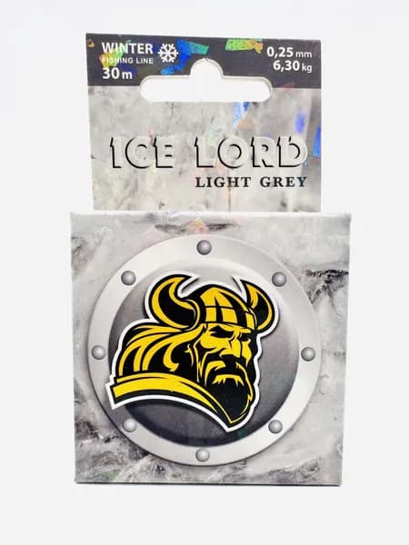 Леска зимняя AQUA ICE LORD LIGHT GREY 0.25mm 30m