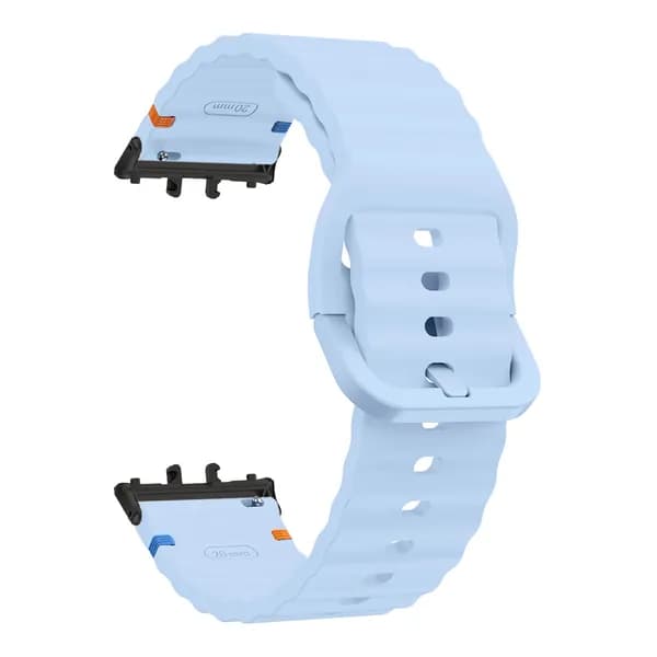 Силиконовый ремешок для Samsung Galaxy Fit 3, Спортивный ремешок для Samung Watch Fit3, Волнистая строчка