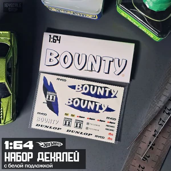 Декали 1:64 HotWheels " BOUNTY "