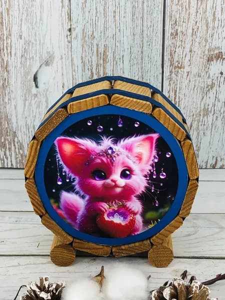Копилка для денег ""Котик"", 13х13 см, 1 шт