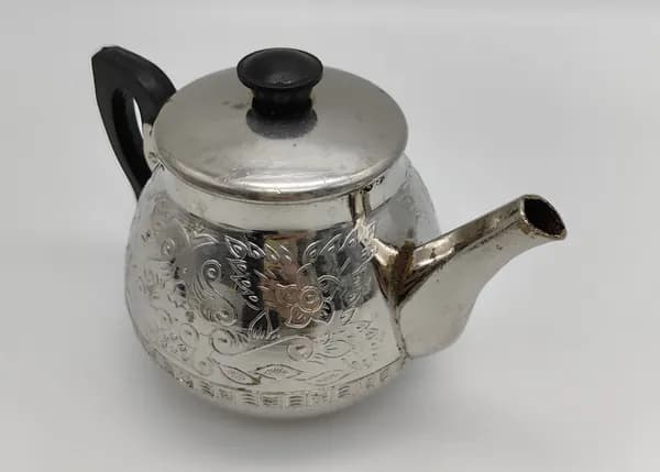 Винтажный заварочный чайник. Алюминий. СССР. 1970-1980 гг.