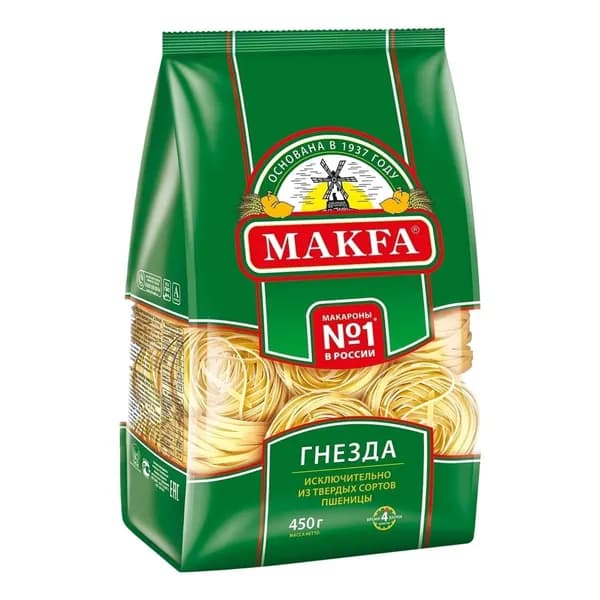 Макаронные изделия Makfa Тальятелле гнезда 450 г