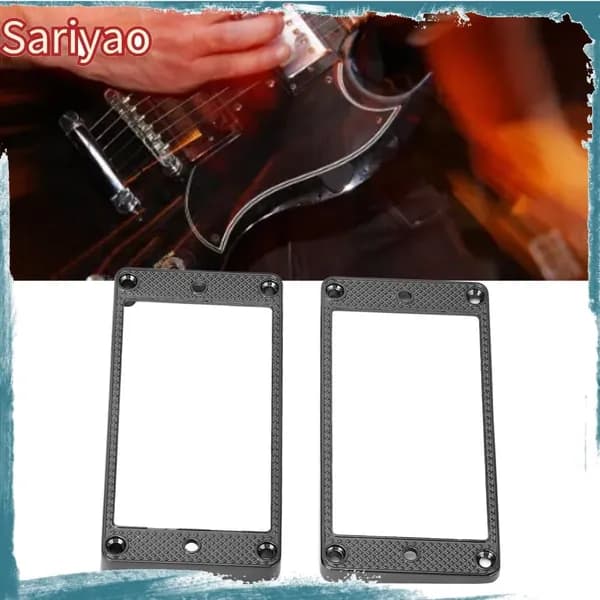 Набор из 2 штук кольца звукоснимателя Humbucker, для электрогитар с плоским дном