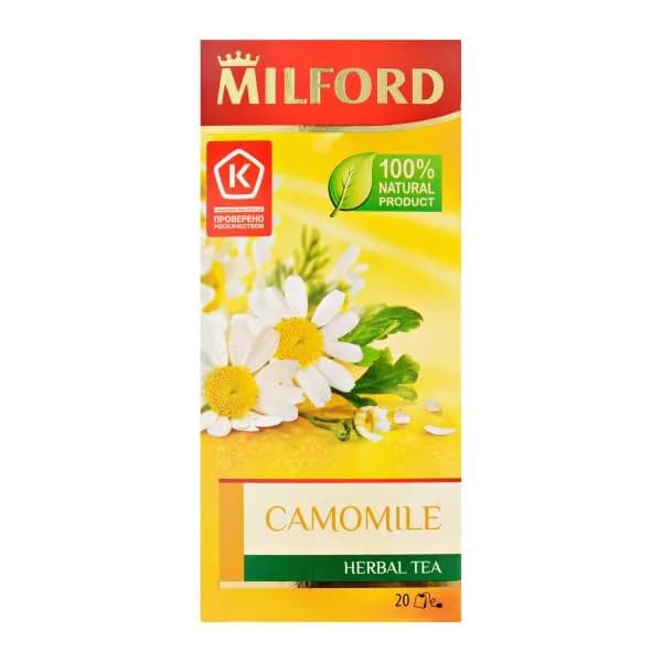 Чайный напиток Milford ромашка пакетики 20шт
