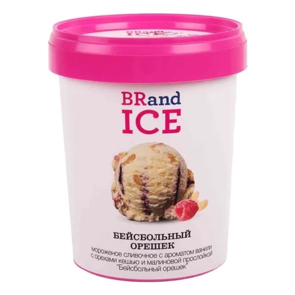 Мороженое BRandICE бейсбольный орешек 500 г