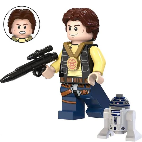 Фигурка Star Wars Звёздные Войны, Хан Соло с дроидом, конструктор