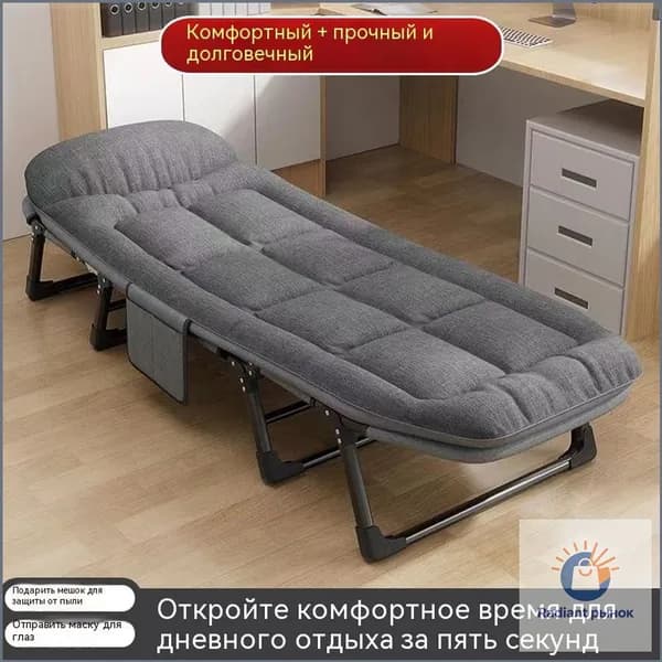 Прямой диван, механизм Реклайнер, 66х66х40 см,светло-серый