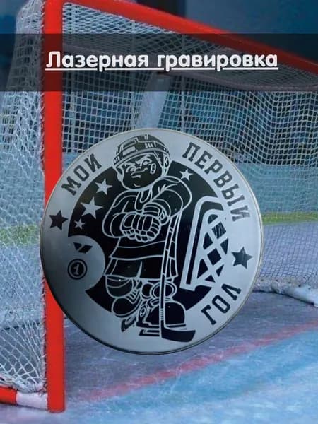 Шайба хоккейная, 1 шт