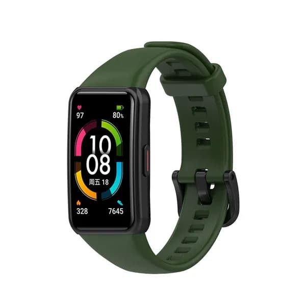 ремешок для huawei band 6 / honor band 7 6, силиконовый мягкий сменный ремешок