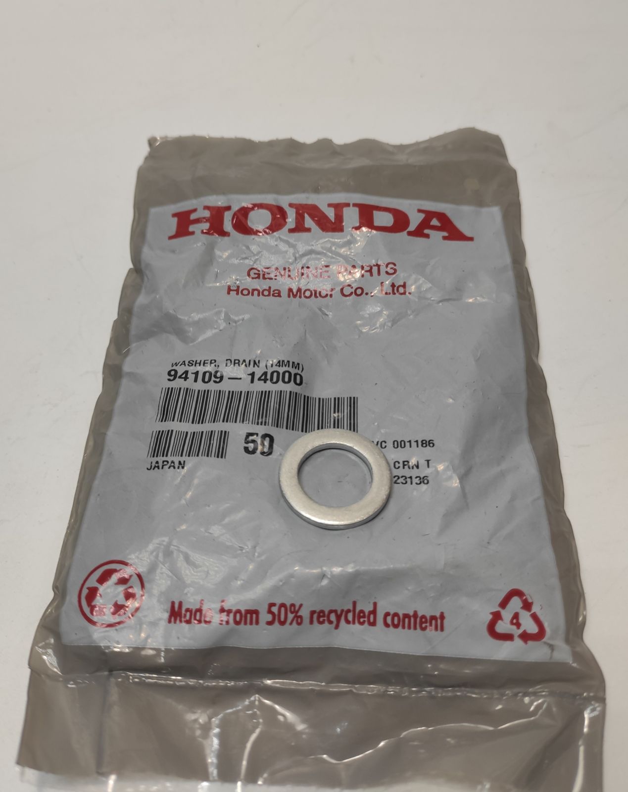 HONDA Шайба пр.слива масла HONDA CIVIC (1983-1987)/ ACCORD III (1985-1989) 9410914000