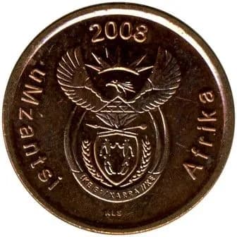 5 центов, 2008 год. ЮАР