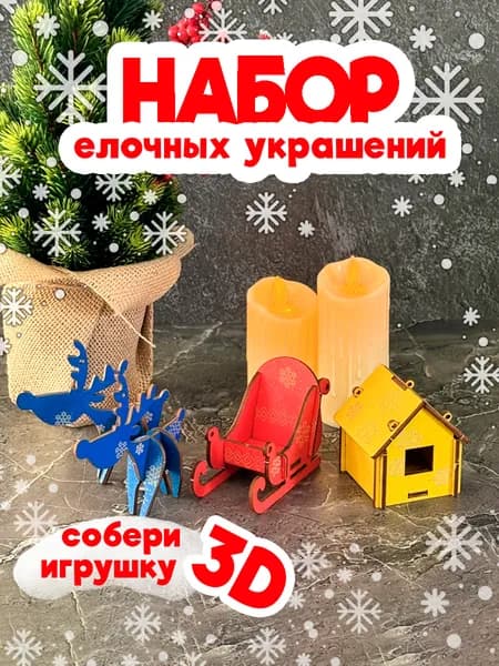 Набор елочных игрушек Зимняя сказка (НДИ-1)