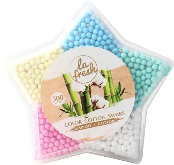 Палочки ватные La Fresh Бамбук 500шт