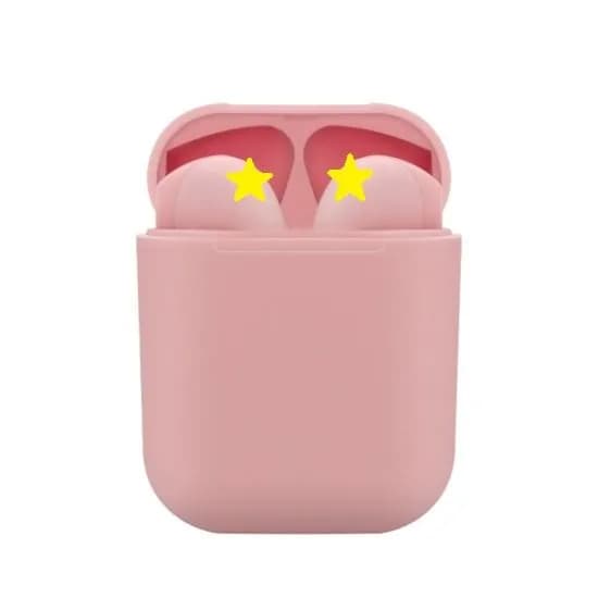 Наушники беспроводные с микрофоном, USB Type-C, розовый