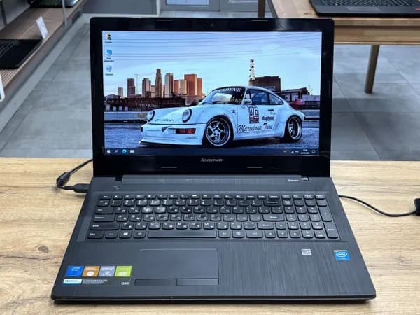 Lenovo Ноутбук 15.6", Intel Celeron N2830, RAM 8 ГБ, SSD 128 ГБ, Intel UHD Graphics, Windows Pro, черный, Русская раскладка