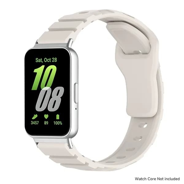 силиконовый спортивный ремешок для Samsung Galaxy Fit 3, Дизайн доспехов, Аксессуары для умных часов