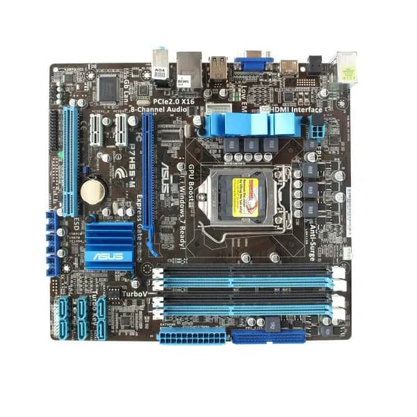 системная плата сокет 1156 Asus P7H55-M rev:2.01G