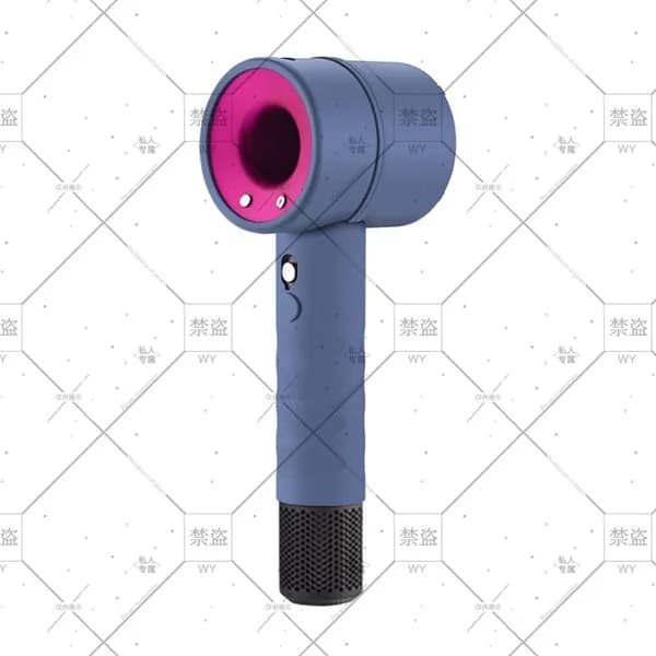 Силиконовый чехол для фена Dyson HD01/HD03/HD08, лавандово-серый, противоскользящий