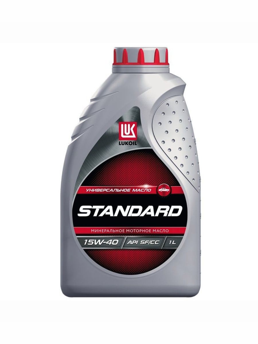 ЛУКОЙЛ (LUKOIL) Стандарт 15W40 15W-40 Масло моторное, Минеральное, 1 л