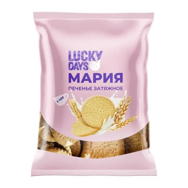 Печенье Lucky Days затяжное Мария 300г