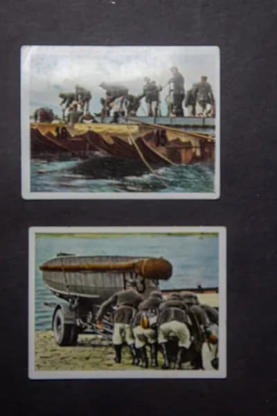 Сигаретный вкладыш Германия 1918 . Первая Мировая Война