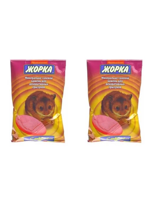 Минерально-солевой камень для грызунов, 90 г, 2 уп