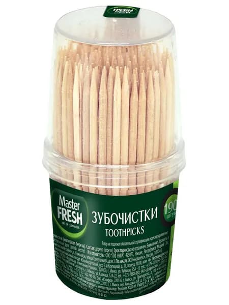 Master Fresh Зубочистки 190шт