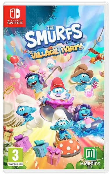Игра Nintendo Switch The Smurfs: Village Party (Картридж) (Nintendo Switch, Русские субтитры)