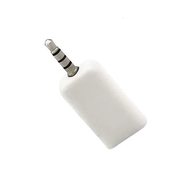 Адаптер 3.5 мм AUX-USB для авто с MP3 и USB, Белый