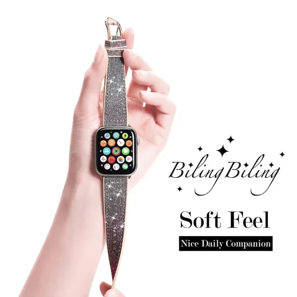Ремешок для Apple Watch 38 мм / 40 мм / 41 мм Dux Ducis, Sparkle Version, зеленый