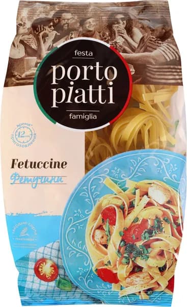 Макароны PORTO PIATTI Гнезда Папарделле, 400г